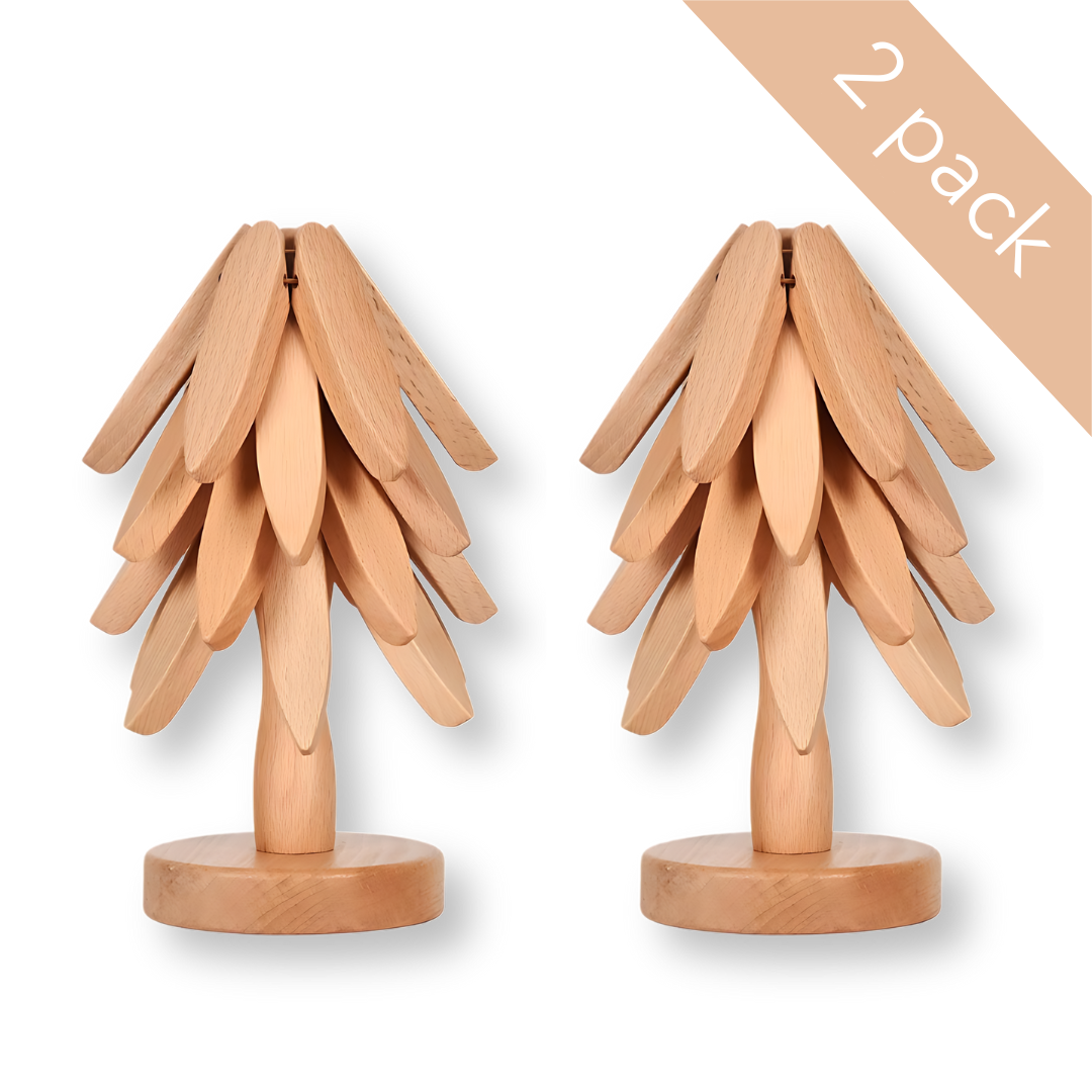 Sous-verres en bois d'arbre